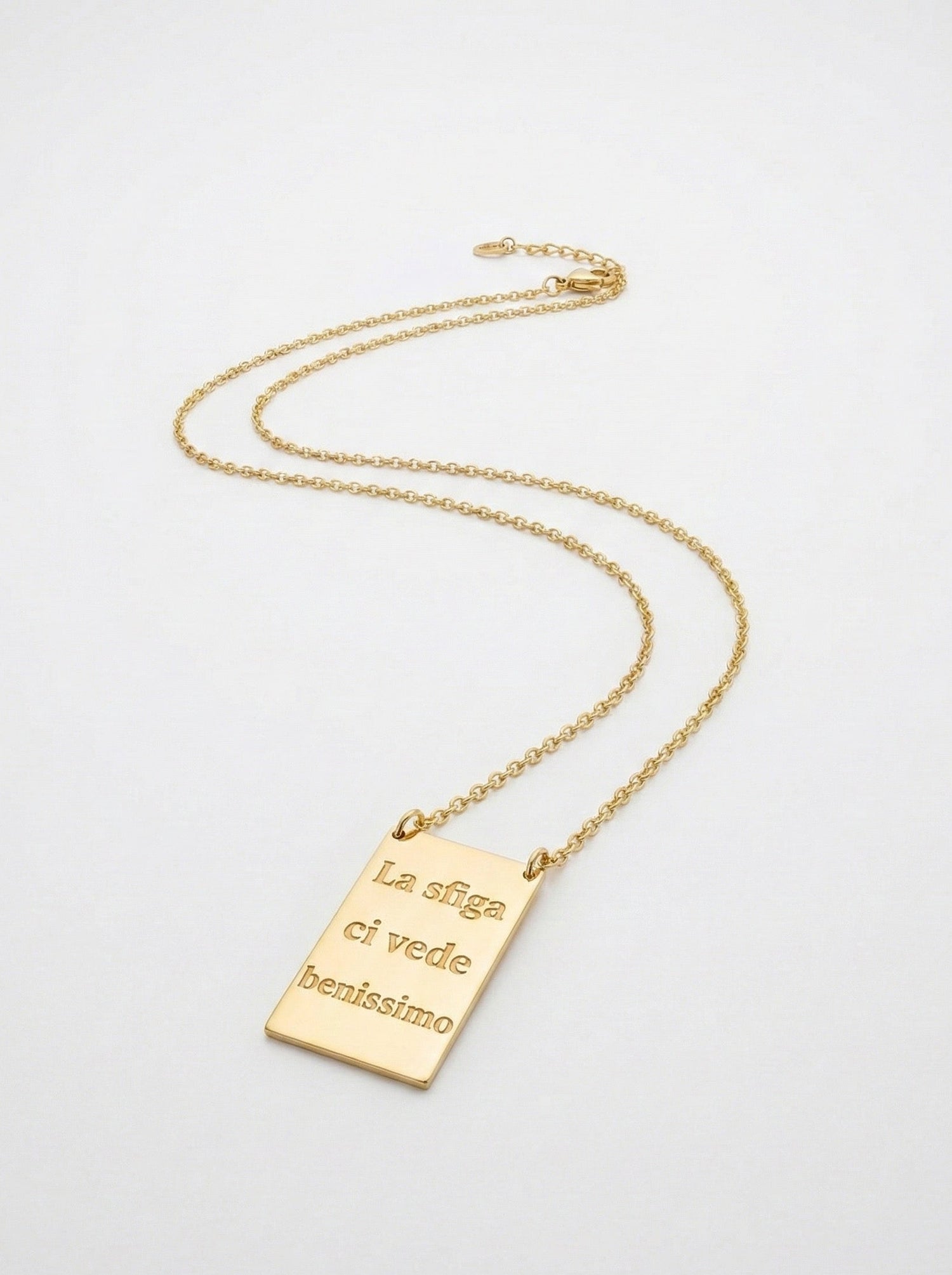 Collana Placca e Scritta