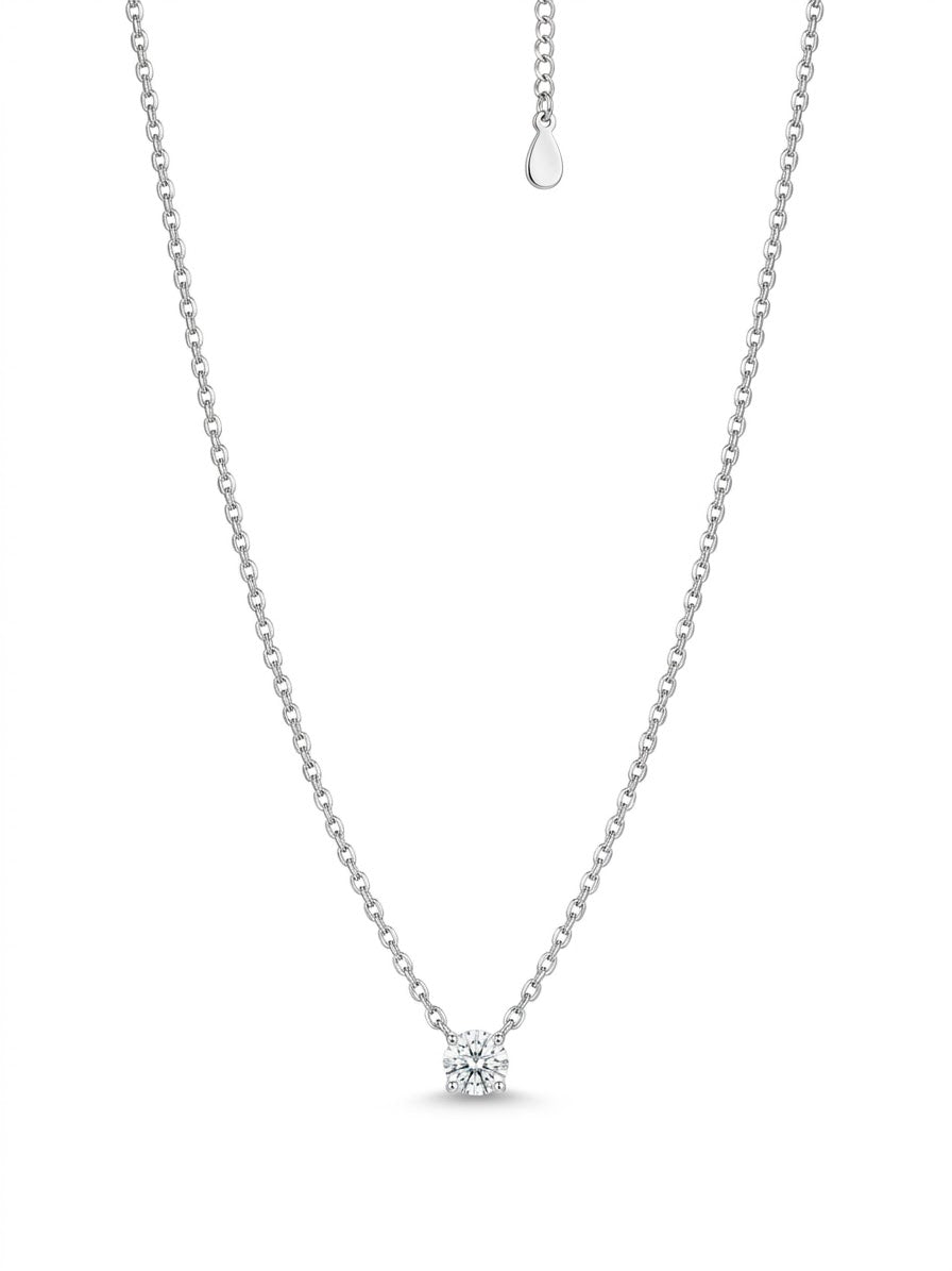 Collana PuntoLuce - Round Cut 0.30