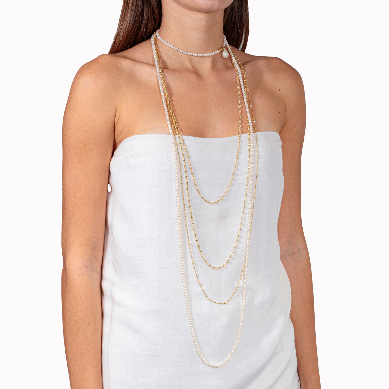 A Tutta Perle! naturali Fofo Somani Indosso Mix