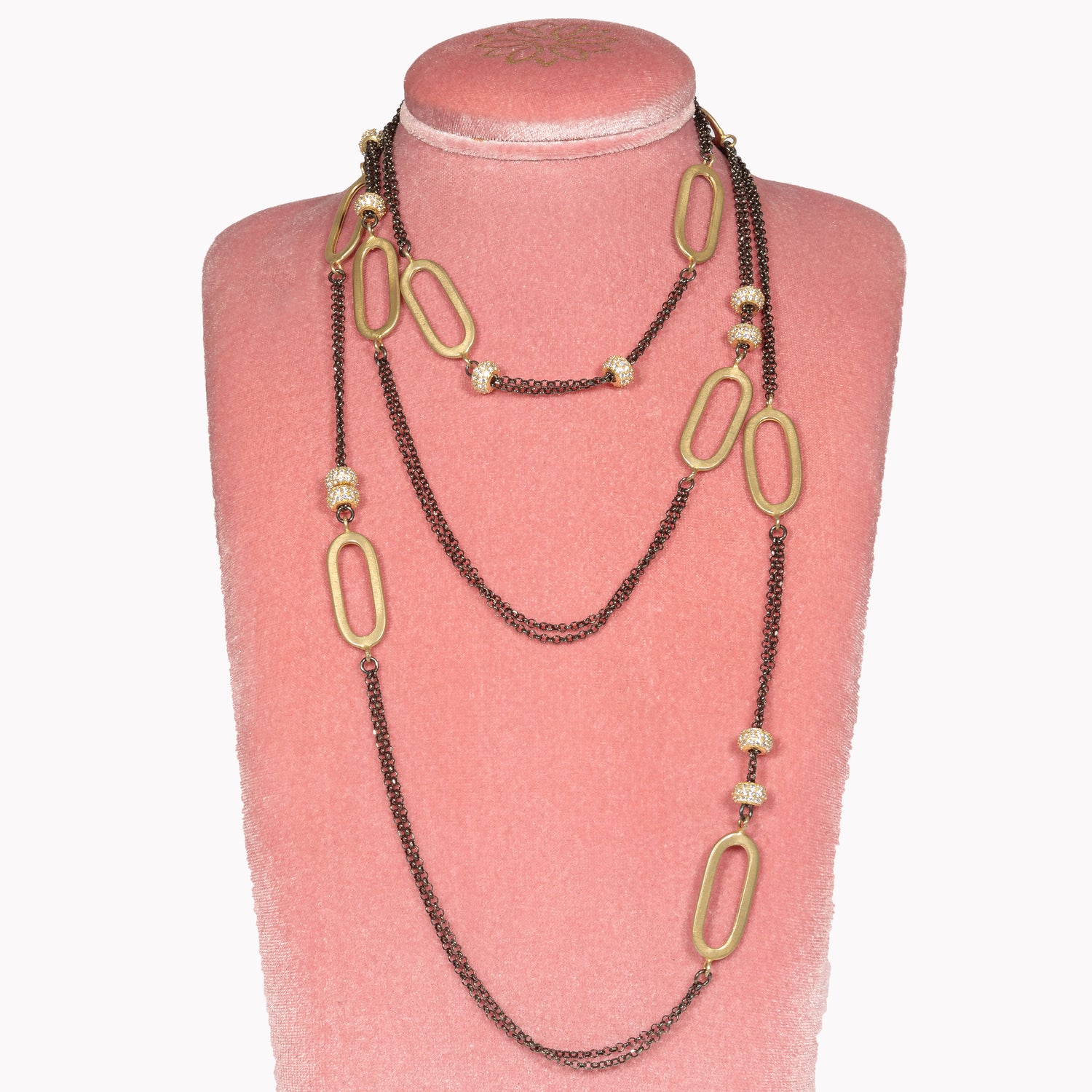 Black & Gold Che Passione Argento 925 oro 18k zirconi Fofo Somani