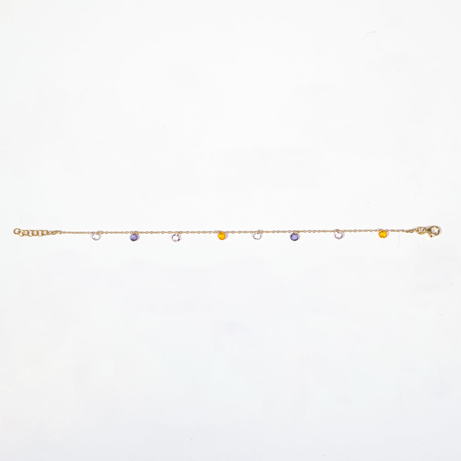 Bracciale Eternal - Gold argento 925 placcato oro 18k e zirconi Multicolor Fofo Somani