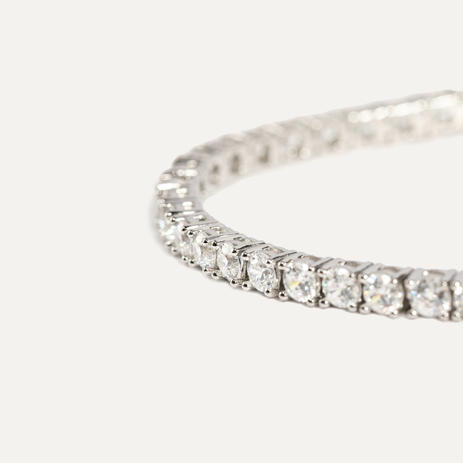 Bracciale Tennis Grande Dettaglio argento925 rodiato e zirconi Fofo Somani