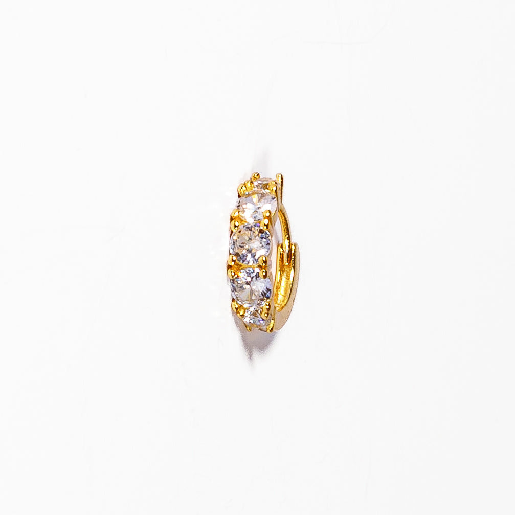 Cerchietto Princess in argento 925 placcato oro 18k e zirconi Fofo Somani