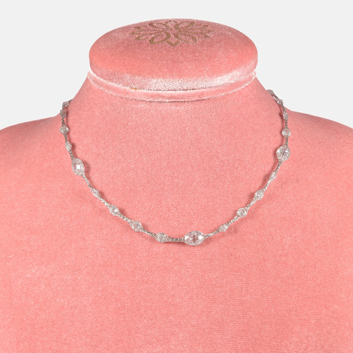 Collana Calza Corta Bianca Fofo Somani