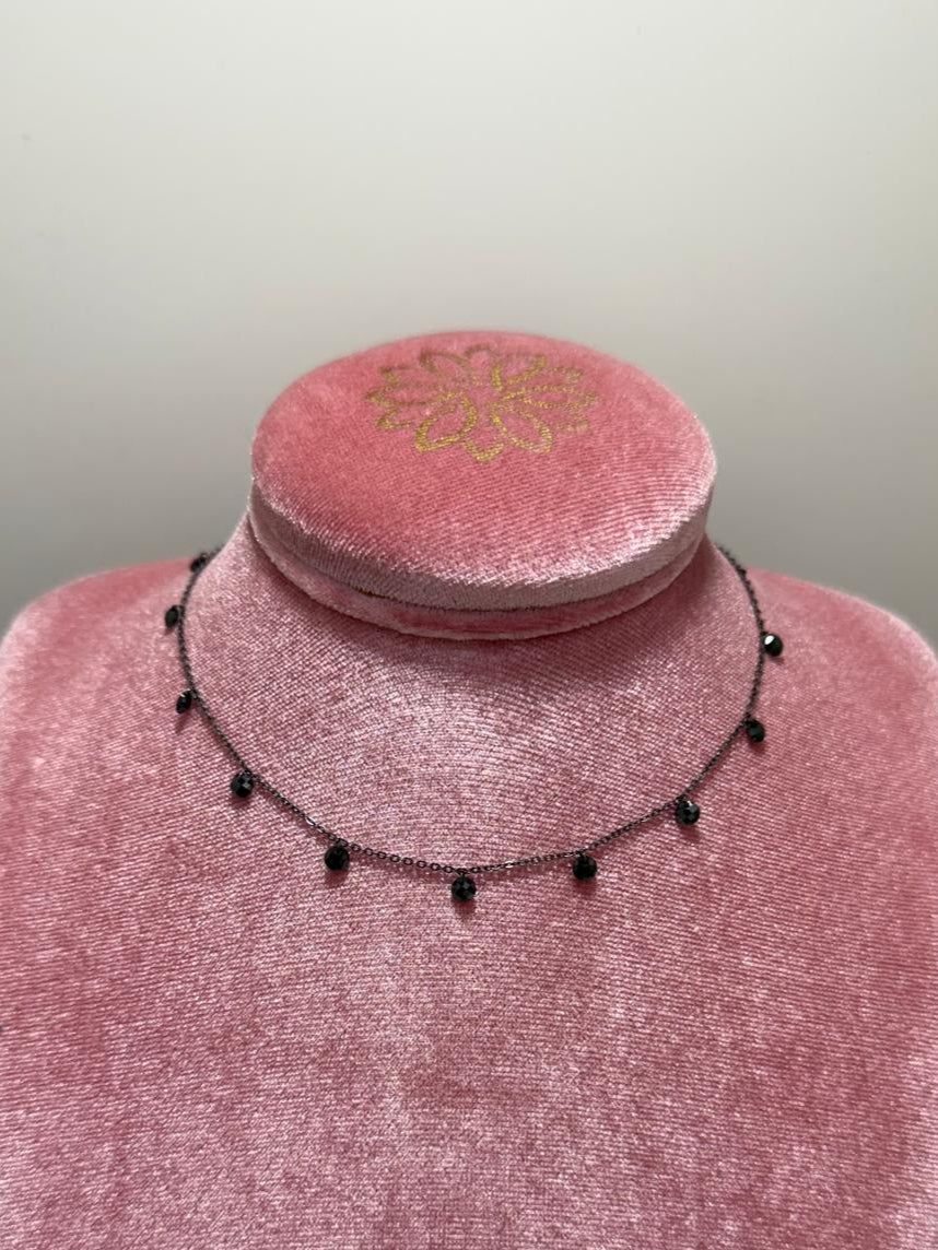 Collana MustHaveWhiteBlack Argento925 Brunito Zirconi Fofo Somani