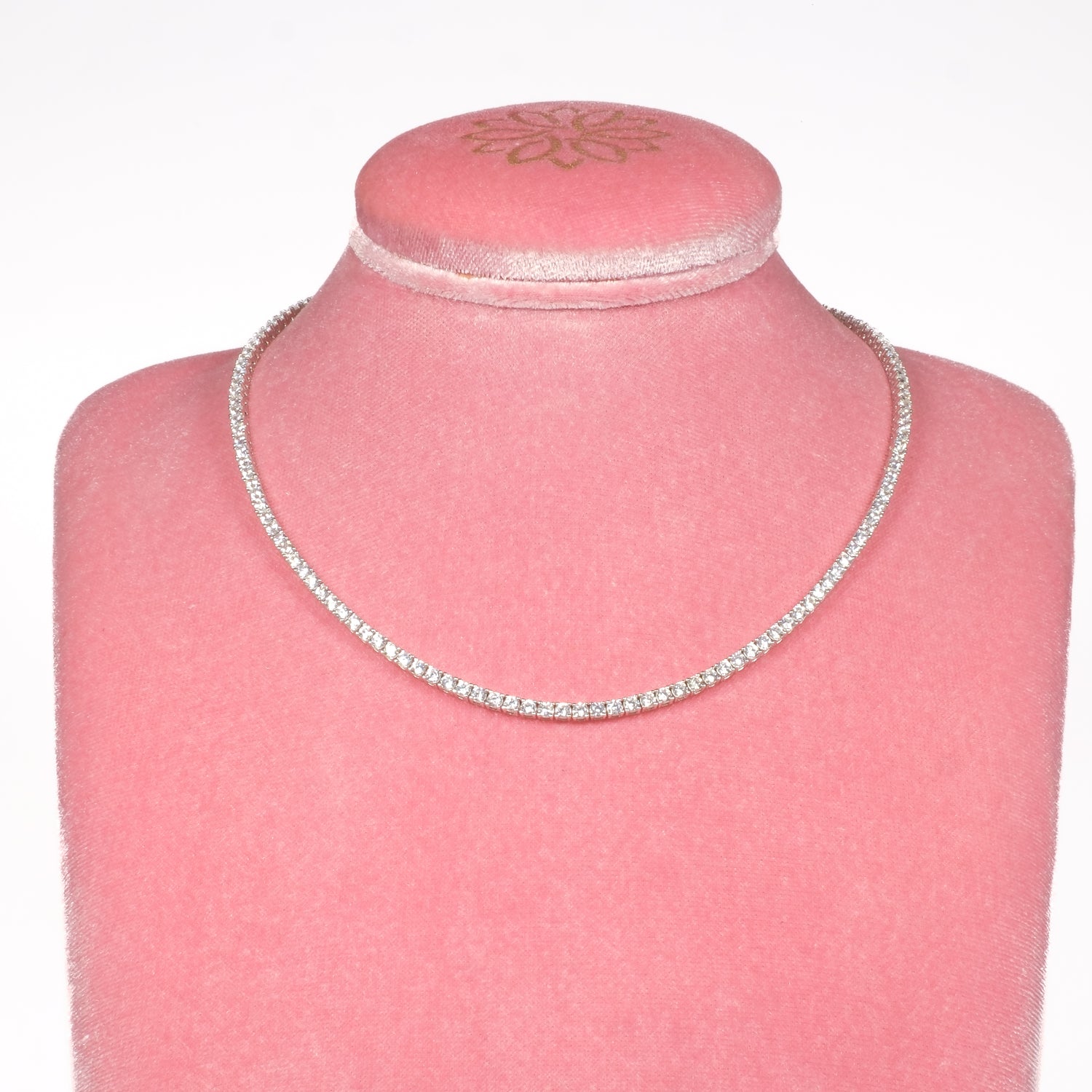 Collana Tennis Argento925 e zirconi Girocollo Small Fofo Somani
