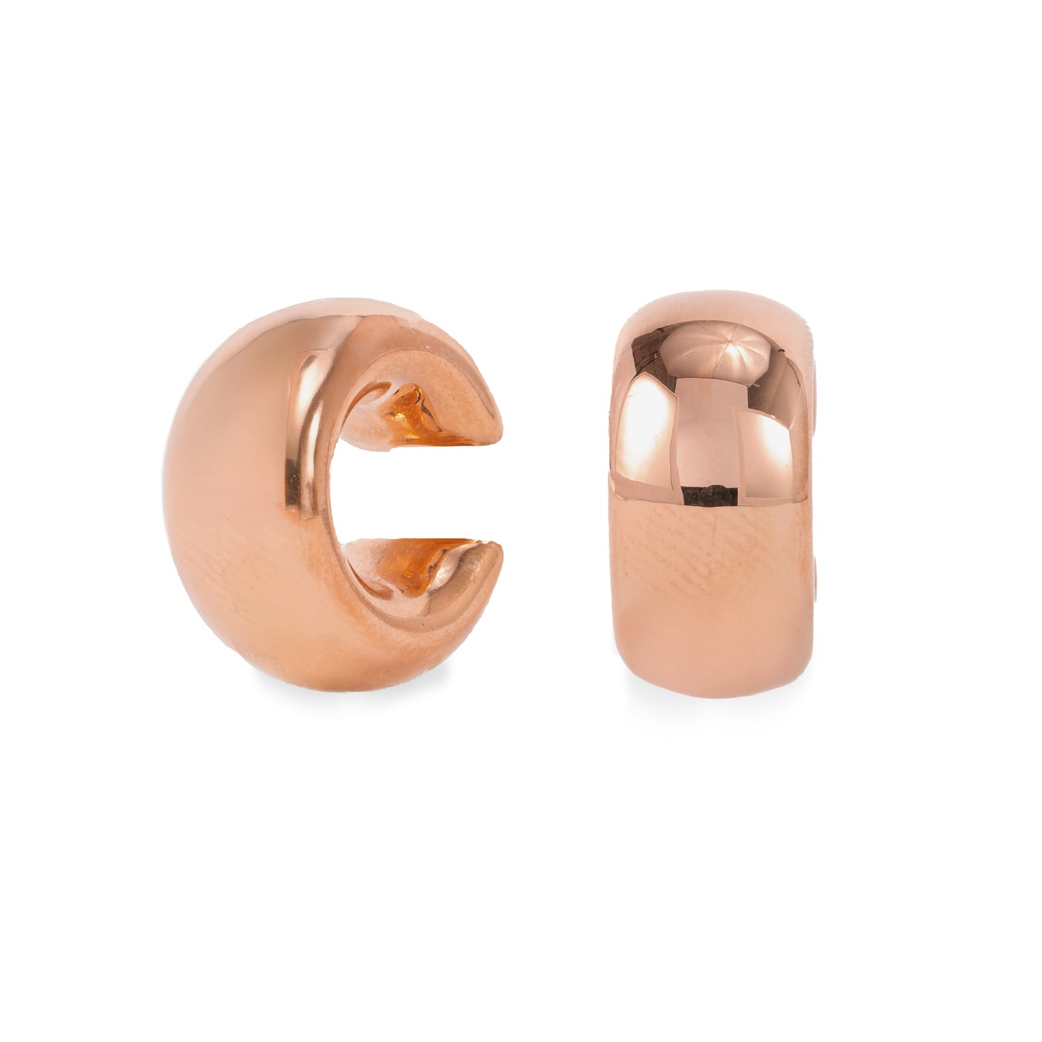 Earcuff Bold Argento925 Placcato Oro Rosa Fofo Somani