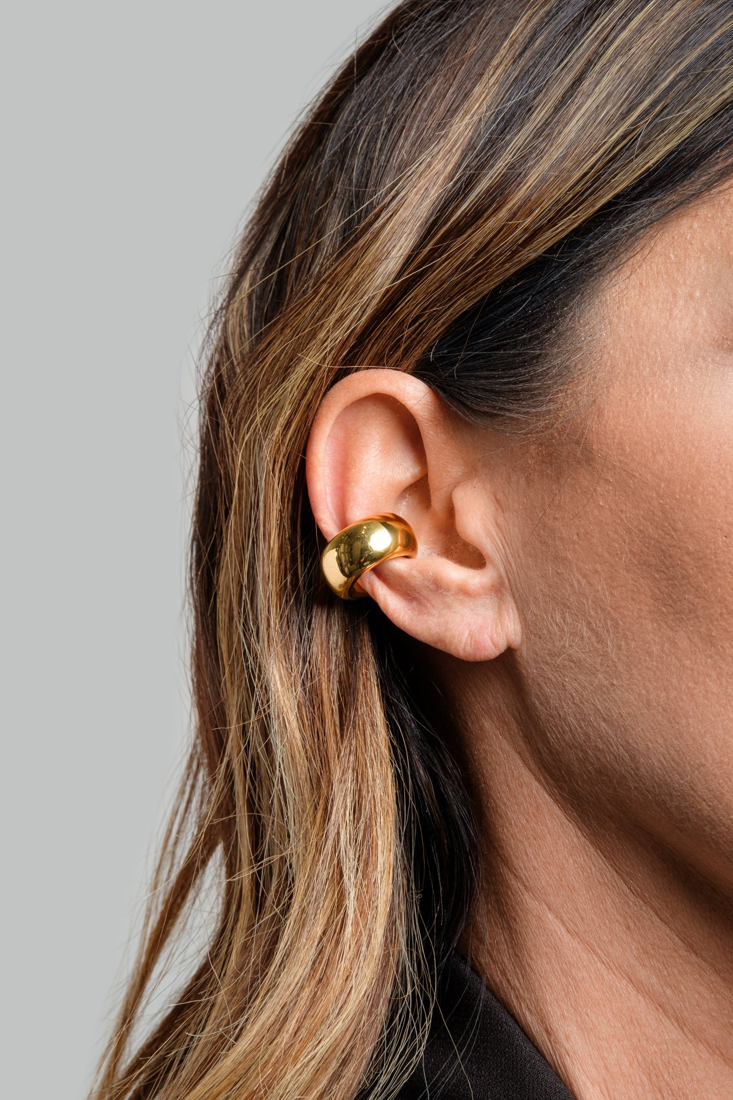 Earcuff Bold Modella Argento925 Placcato Oro18k Fofo Somani