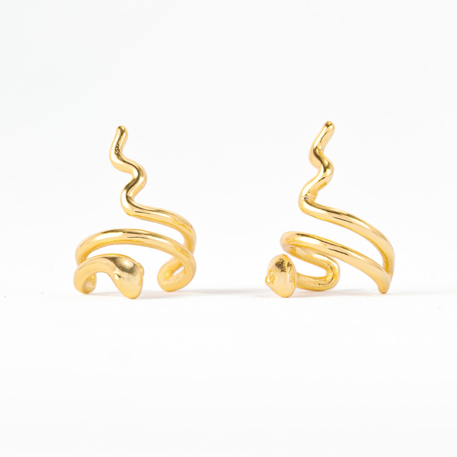 Earcuff Little Snake Petit Argento925 Placcato Oro18k Fofo Somani