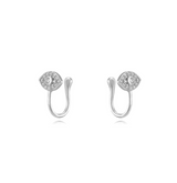 Earcuff Occhio Zirconato Argento925 Rodiato Zirconi Fofo Somani