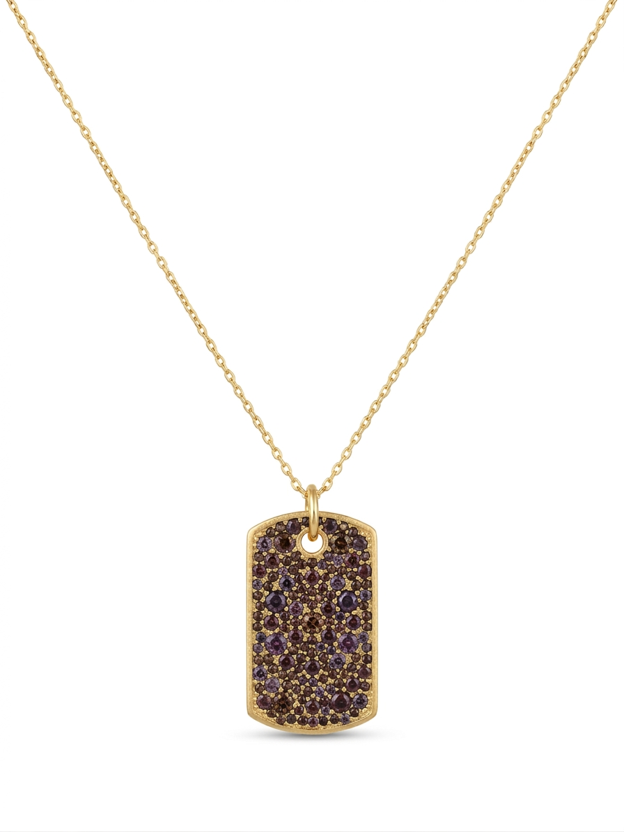 Collana Placca Tres Chic