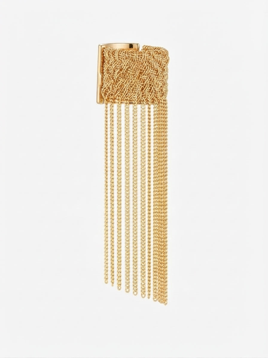 Earcuff Frange Di Seta