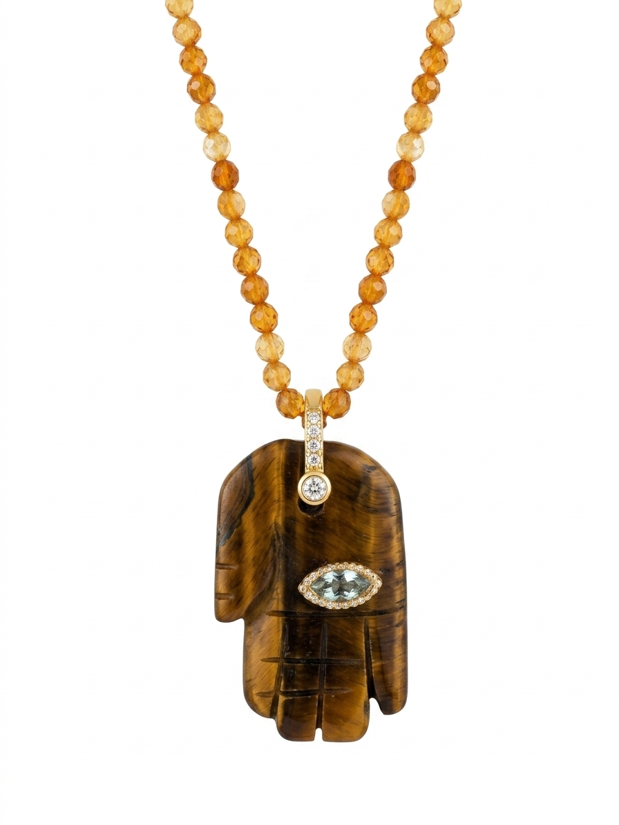 Collana Girocollo Mano Di Fatima