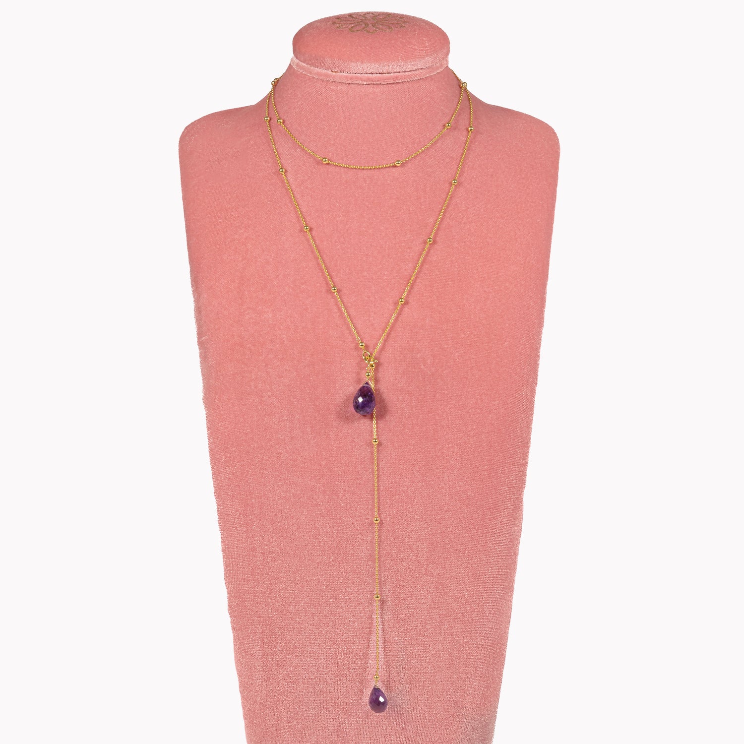 Laccio con Gocce - Ametista Fofo Somani