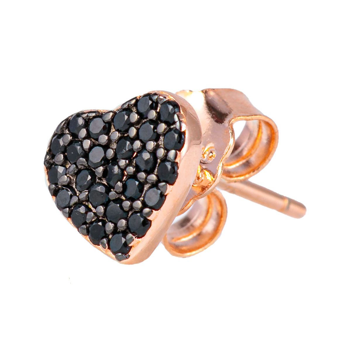 Monorecchino Cuore Rose'