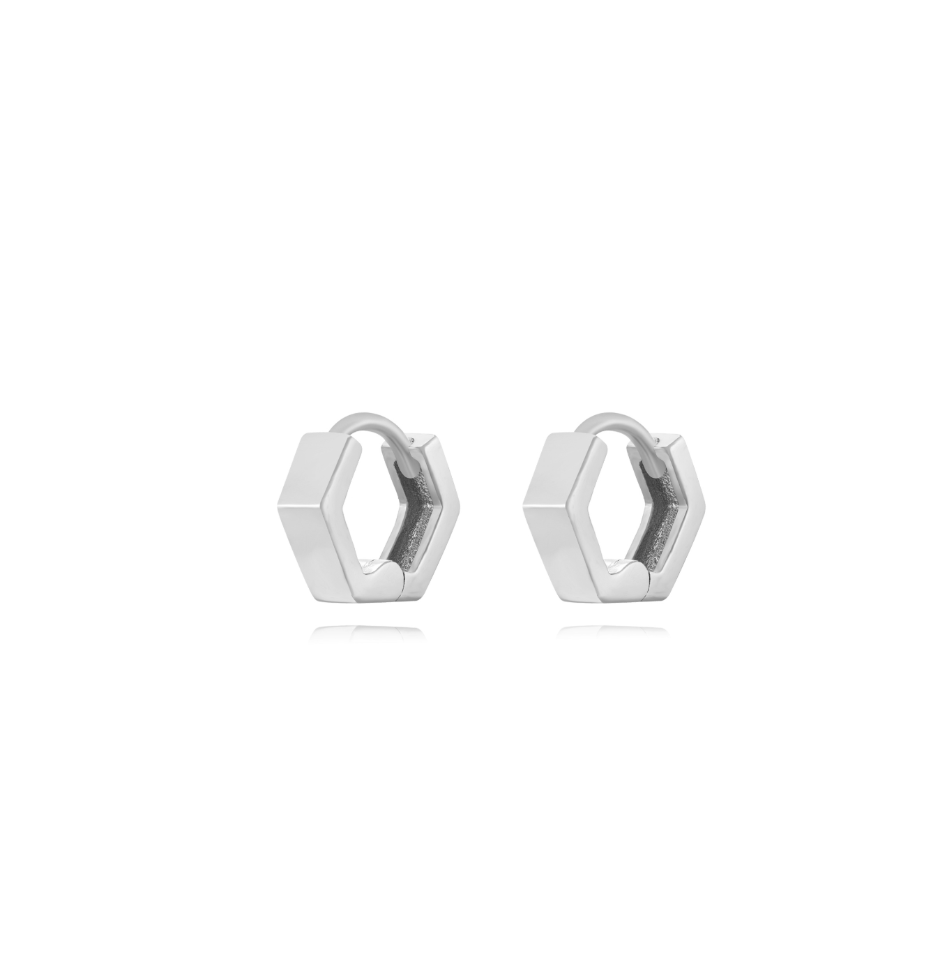 Monorecchino Hexa Argento925 Rodiato Fofo Somani