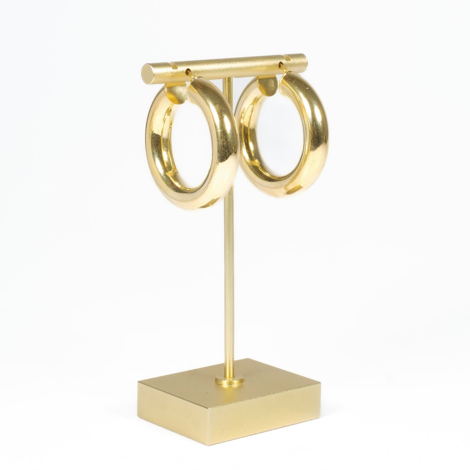 Orecchini Bangle L in argento 925 placcato oro 18k Fofo Somani
