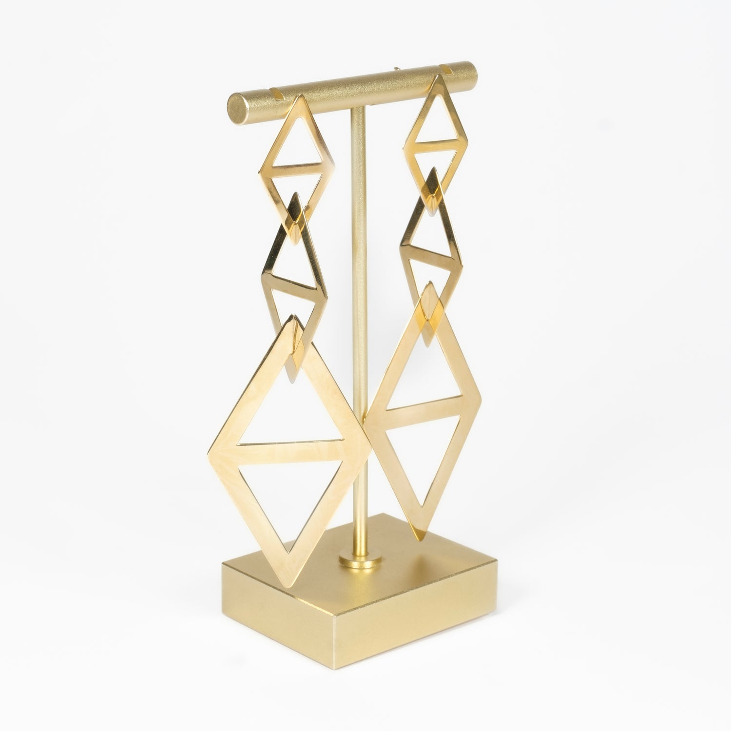 Orecchini Mel tagliato a laser realizzato in argento 925 placcato oro 18k o brunito Fofo Somani