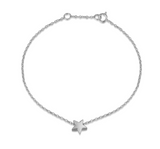 Bracciale stella liscio