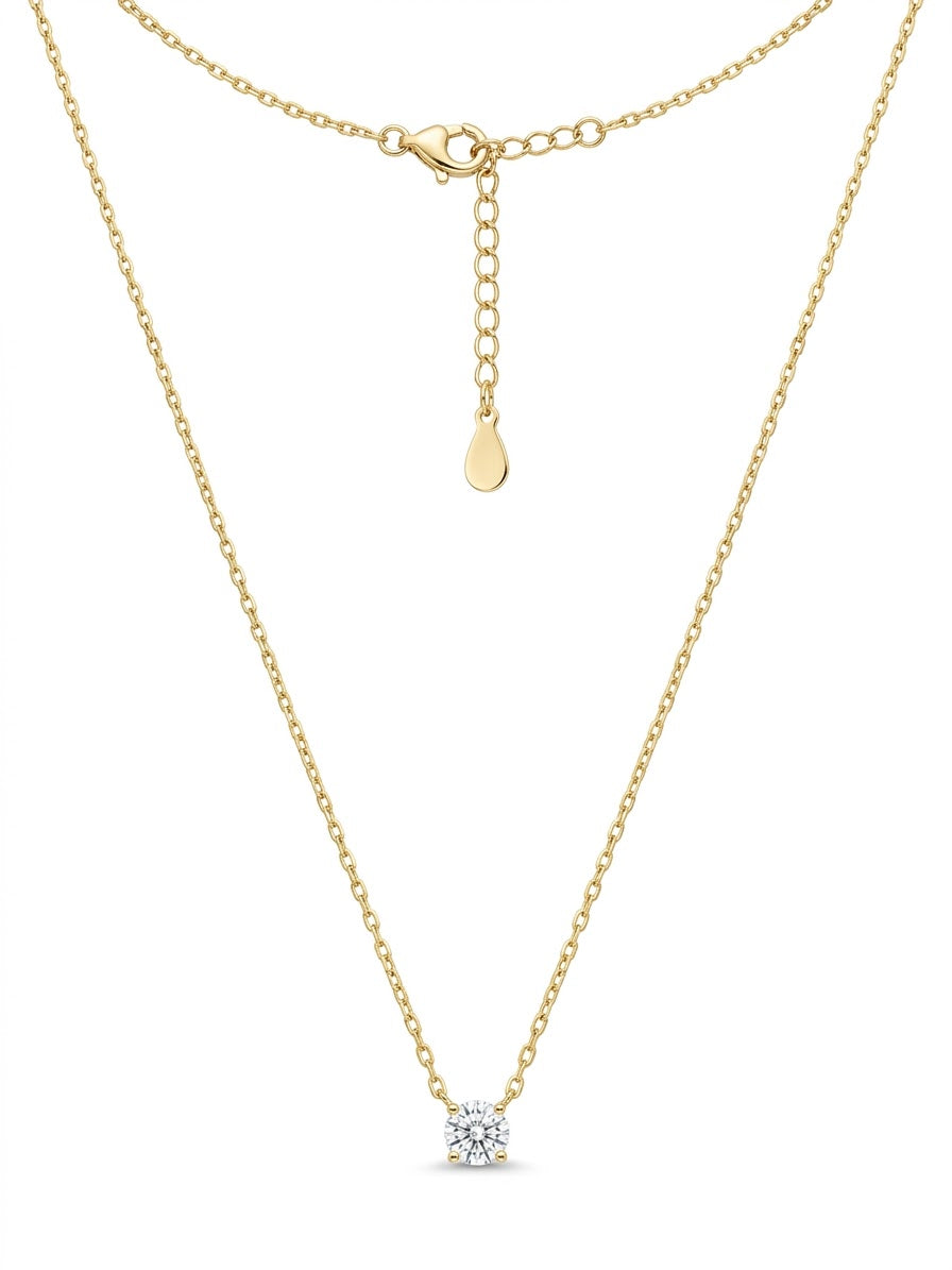 Collana PuntoLuce - Round Cut 0.30