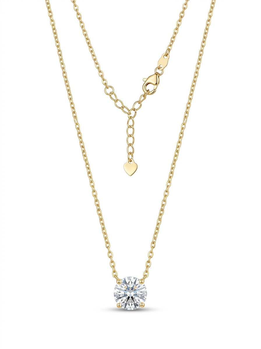 Collana PuntoLuce - Taglio Round 2ct
