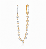 Doppio cerchietto zirconato