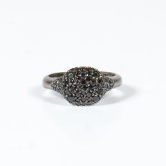 Anello Mignolo Petit Pave Nero Fofo Somani
