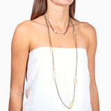 Black & Gold Che Passione argento brunito argento 925 placcato oro 18k zirconi Fofo Somani