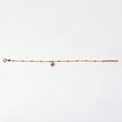 Bracciale Cuore Pieno argento 925 placcato oro rosa Fofo Somani