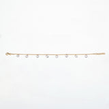 Bracciale Eternal - Gold argento 925 placcato oro 18k e zirconi Bianchi Fofo Somani