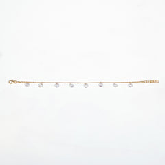 Bracciale Eternal - Gold argento 925 placcato oro 18k e zirconi Bianchi Fofo Somani