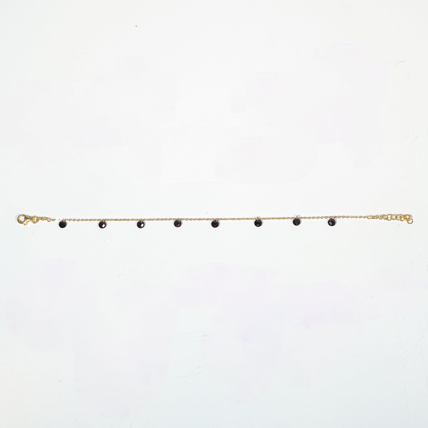 Bracciale Eternal - Gold argento 925 placcato oro 18k e zirconi Neri Fofo Somani