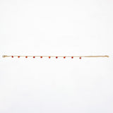 Bracciale Eternal - Gold argento 925 placcato oro 18k e zirconi Rosso Fofo Somani