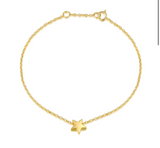 Bracciale stella liscio
