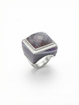 Anello Agata Grigia