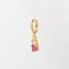Cerchietto Clio Argento925 Zirconi Fucsia Fofo Somani 
