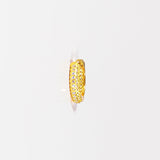 Cerchietto L Cerchietto in argento 925 placcato oro 18k e zirconi Fofo Somani
