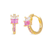Cerchietto Pinky Argento925 Placcato Oro18k Zirconi Fofo Somani
