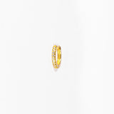 Cerchietto Standard Oro argento 925 placcato oro 18k e zirconi Bianchi Fofo Somani