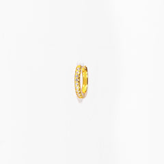 Cerchietto Standard Oro argento 925 placcato oro 18k e zirconi Bianchi Fofo Somani
