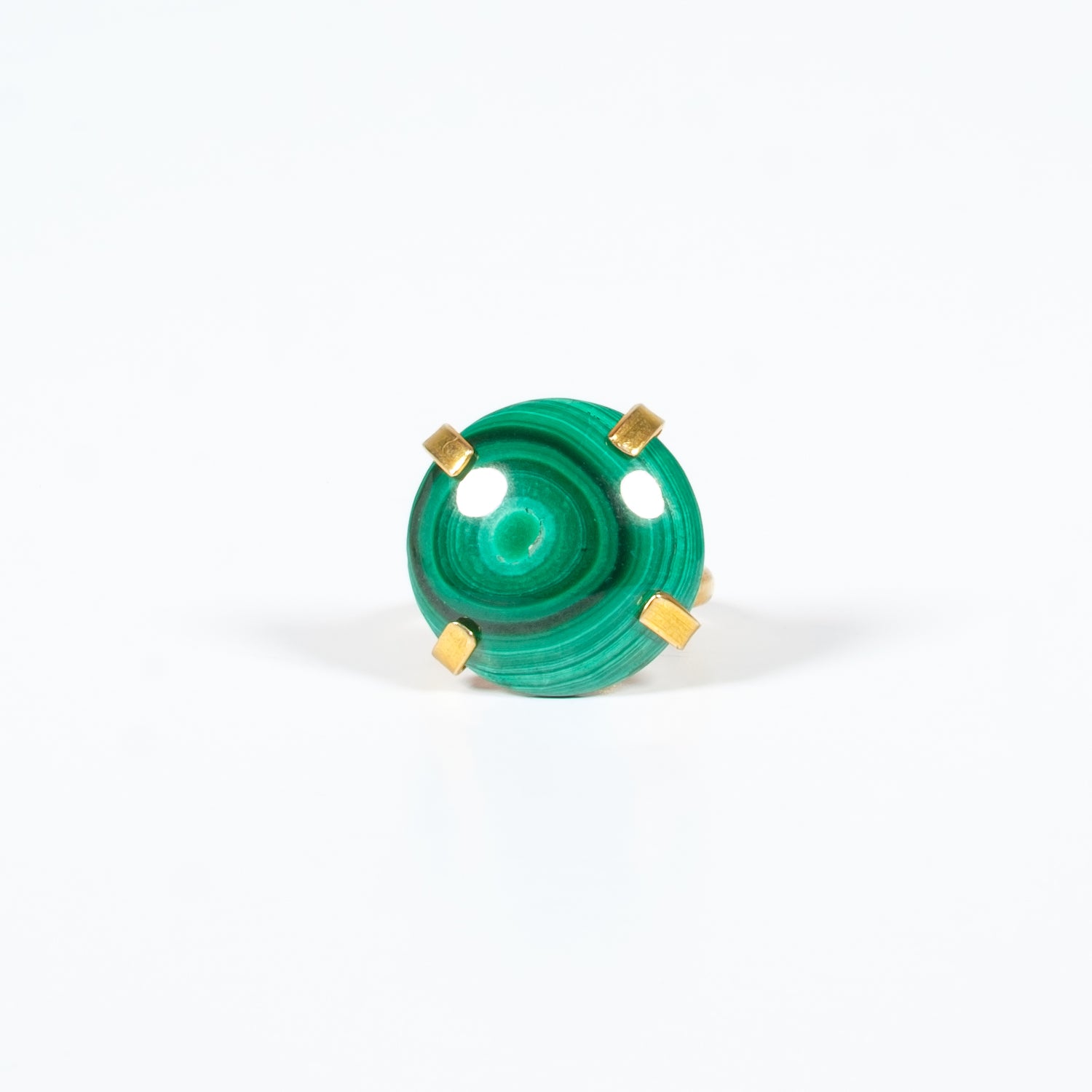 Cocktail Ring: Malachite Round Fofo Somani