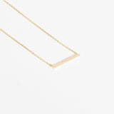 Collana Barretta Zirconata Gold