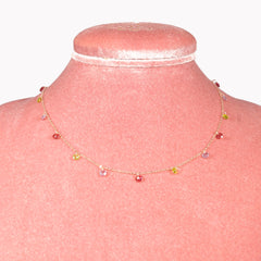 Collana MustHaveRose Argento925 Zirconi Multicolor Fofo Somani