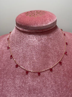 Collana MustHaveRose Argento925 Zirconi fucsia Fofo Somani