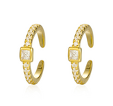 Earcuff Eden Argento925 Placcato Oro18k Zirconi Fofo Somani