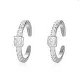 Earcuff Eden Argento925 Rodiato Zirconi Fofo Somani