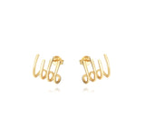 Monorecchino 4 Line Gold