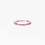 Fedina Argento Rodiato & Zirconi Fucsia Argento 925 Fofo Somani