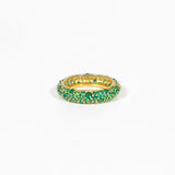 Fedina Full Zirconia Verdi Argento 925 Fofo Somani