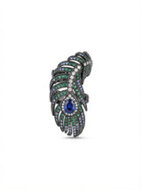 Anello Piuma Pavone